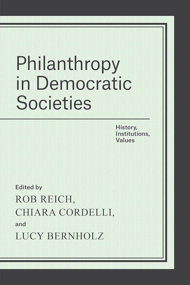 Philanthropy in Democratic Societies book cover